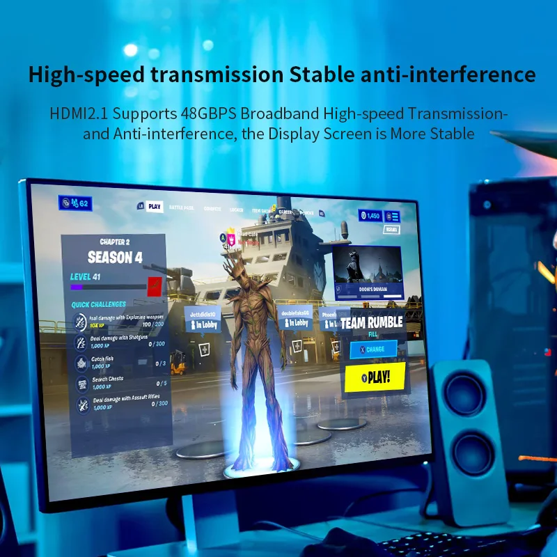 HDMI ̺ 8K 60Hz HDMI2.1 ȣȯ 3D 4K 120Hz 48Gbps eARC ARC HDCP  HDR, Macbook HD TV Ʈ  PS4/5