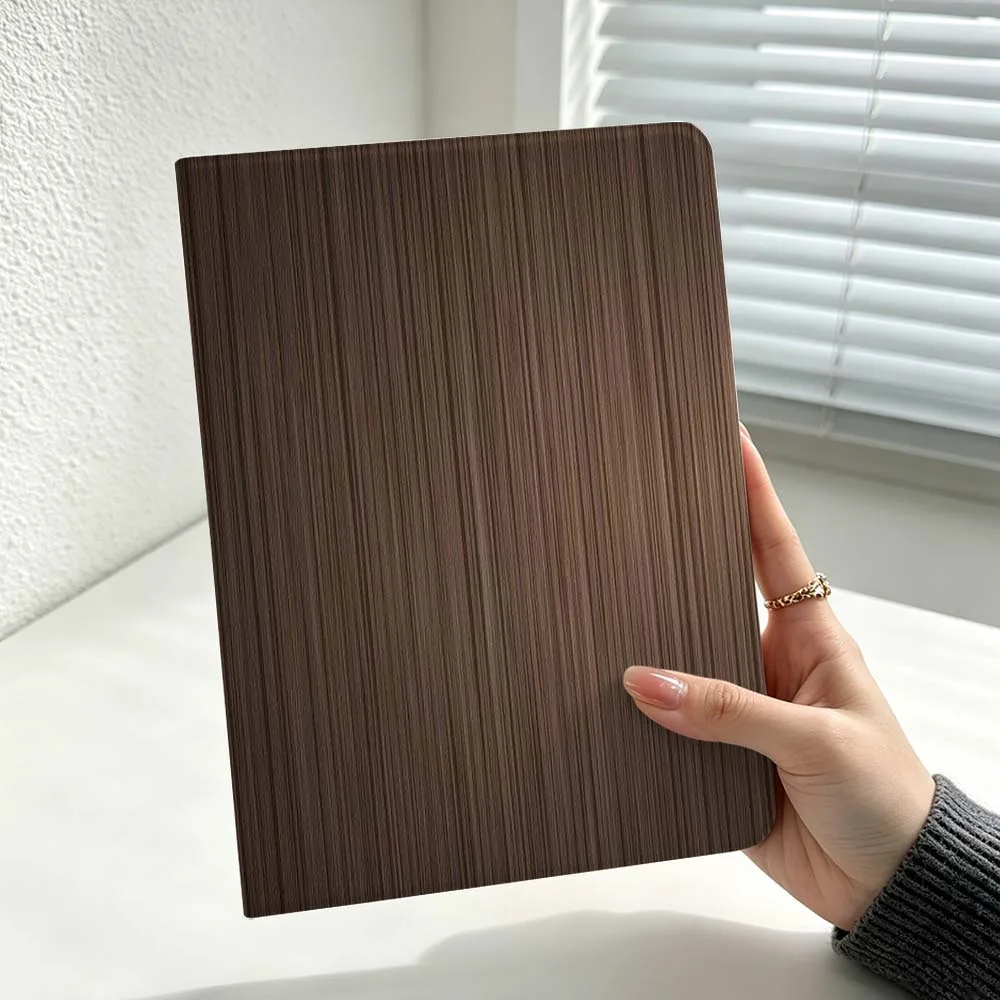 Luxurious Wood Grain Pattern Soft Tablet Case Cover
