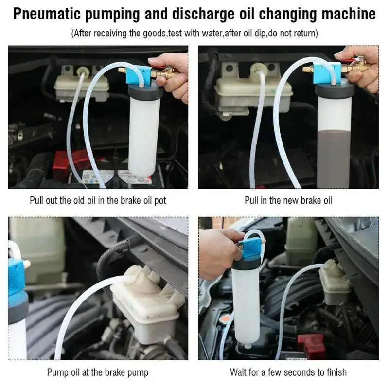 Car Brake Fluids Replacement Tool Pump Oil Bleeder Empty Equipment Brake Liquid Filling Equipment прокачка тормозов