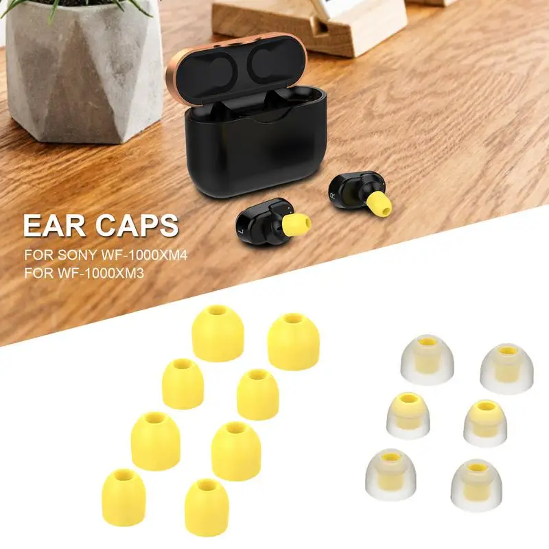 

Soft Silicone Ear Tips Earbuds Suitable For Sony WF-1000XM4 WF-1000XM3 Replacement In-Ear Cap Covers 7 Pairs Earbuds Accessories