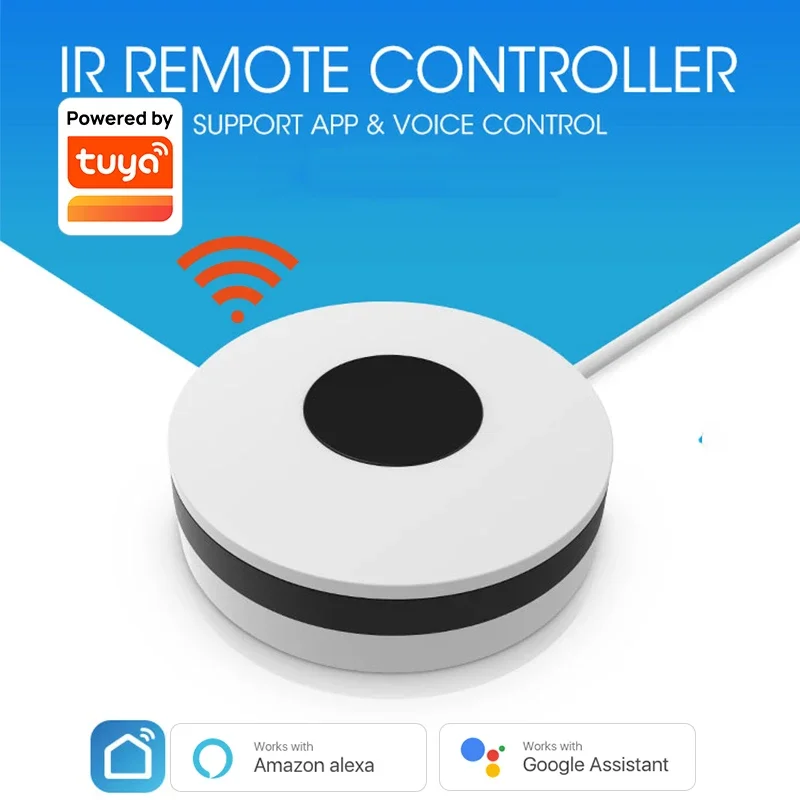Smart Universal Remote Control Wireless Remote Controller Smart IR Remote Control Bluetooth Voice Remote Control Tuya Smart WiFi IR Remote Control Hub WiFi + 433 for Alexa Google Air Conditioner TV wireless Infrared Universal Remote Controller