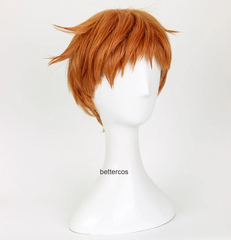 The Seven Deadly Sins King Cosplay Wig - Short Heat-Resistant Synthetic Hair with Wig Cap