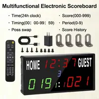 Tableau bord électronique gardien scores électroniques LED avec le tableau bord électronique d'affichage temps 3