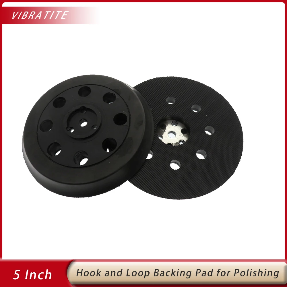 5 Inch 9Holes Hook and Loop Replacement Sander Backing Plate Polishing