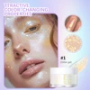 30ml Glitter Gel Eye Shadow Liquid Face Body Large Sequin Gel Multifunctional Colorful Loose Sequins Cream Party Decoration 2