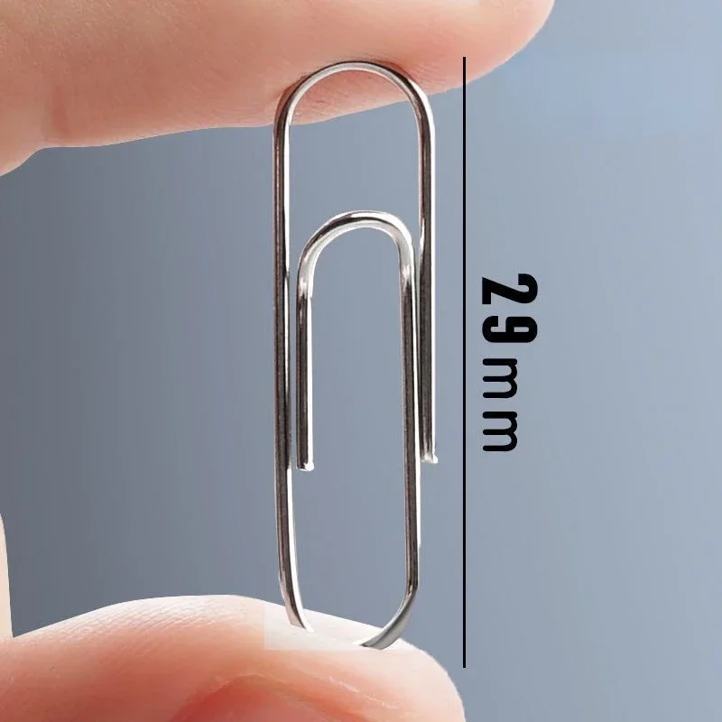 Super Large Barrel Paper Clip Metal Document Creative Bookmark U-shaped Needle School Office Stationery paper clips