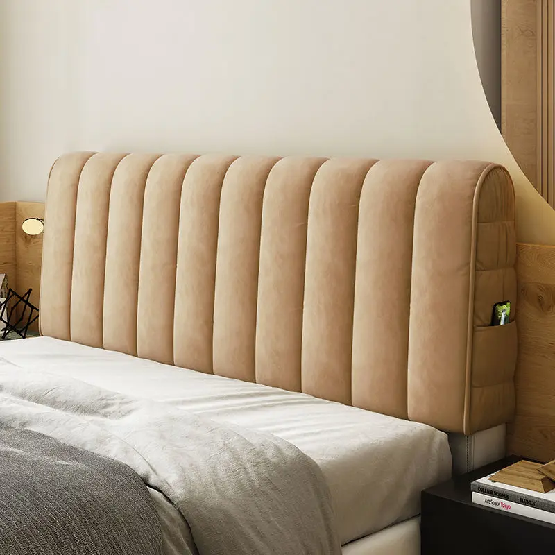 New Headcover Thickened Anti Collision Soft foreskin Wooden Bed Dust Cover Simple Modern Universal Household