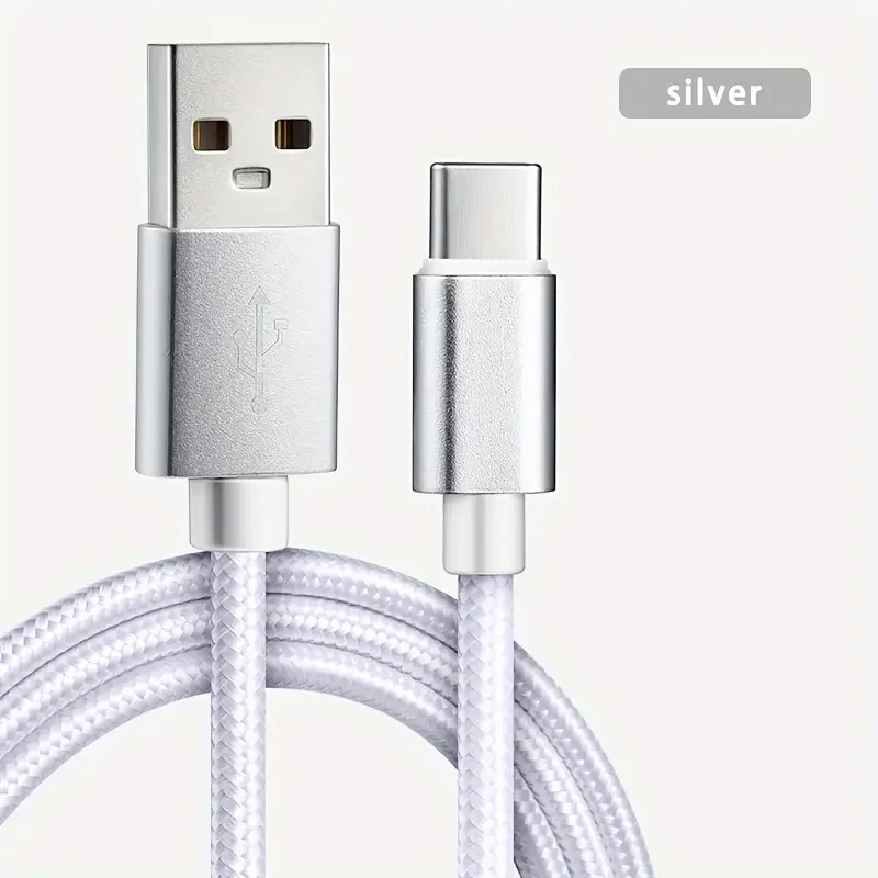High-Speed USB Charging Cable - 1M Long Durable Data Charger Cord