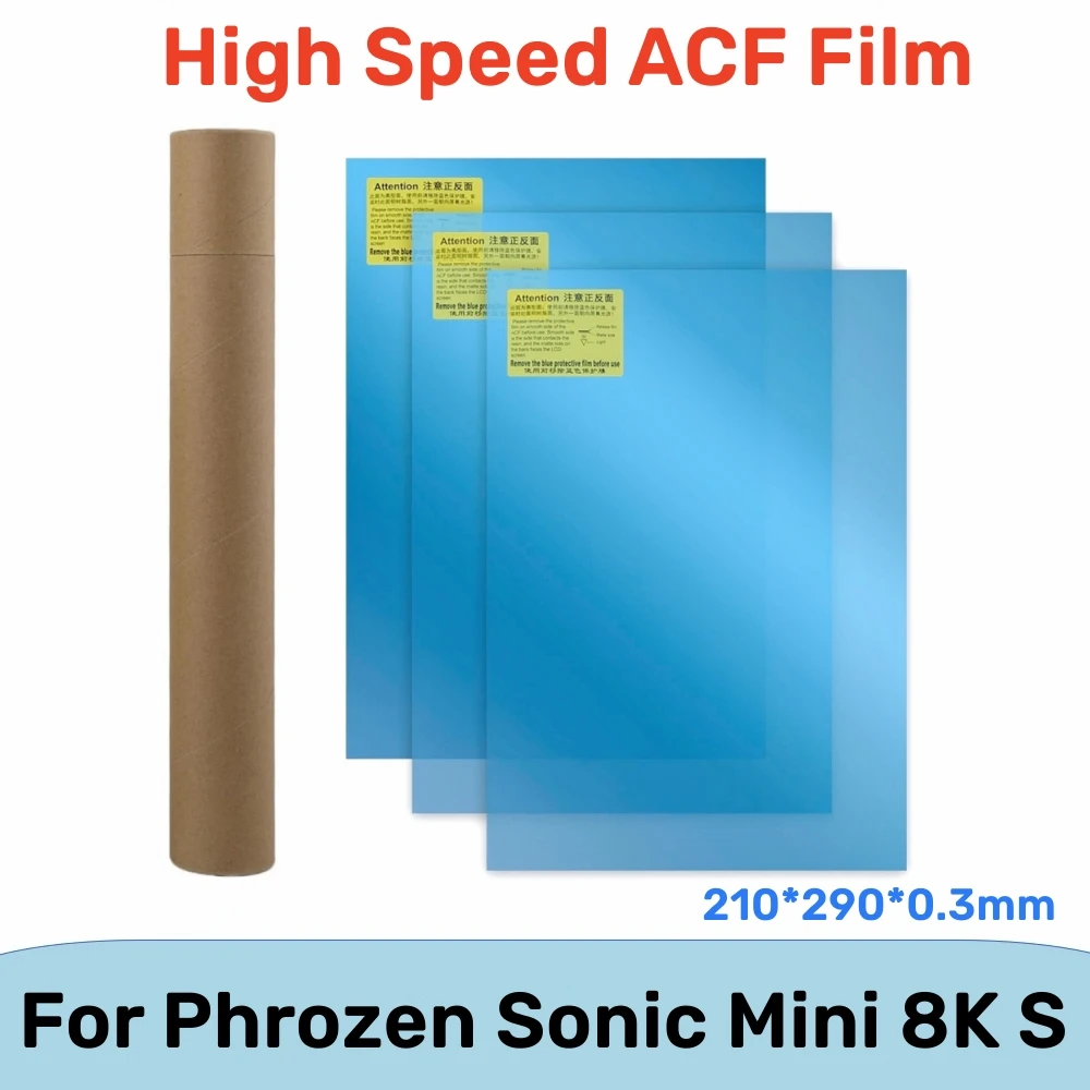 3 Pezzi Film Acf Formato A4 210X290Mm Per Phrozen Sonic Mini 8K S Saturn 3 Ultra Photon M5S Pro Film Di Rilascio Parti Di Stampanti 3D In Resina