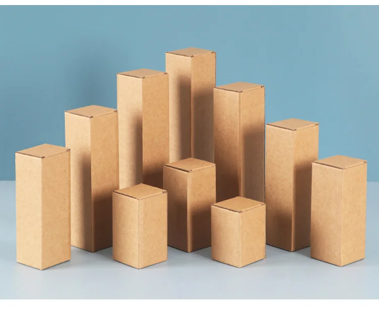 Thick Kraft Paper Box – Rectangular Three-Layer Corrugated Carton, Durable Paper Boxes ... - SKU KPB20231 - UGI Packaging