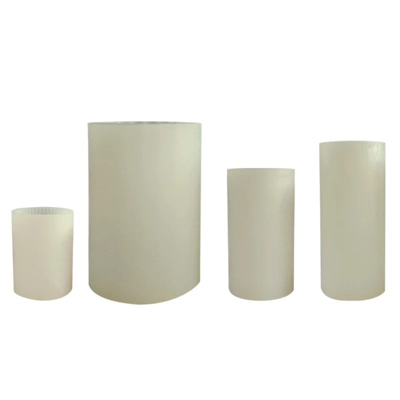 

Handmade Pillar Molds Striped Cylinder Making Molds for Xmas Decor