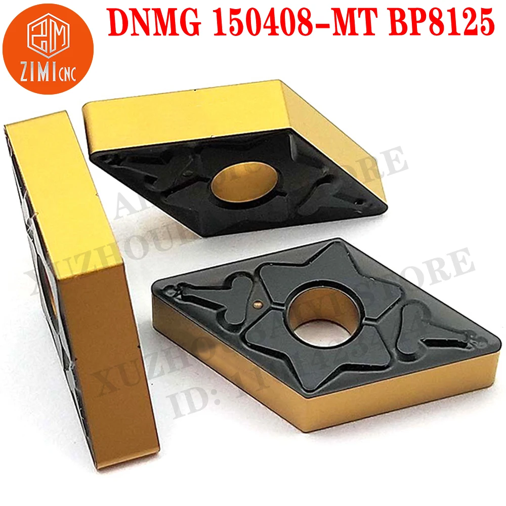 

DNMG150408-MT BP8125 DNMG 150408 Инструменты для токарной вставки Твердосплавная вставка Лезвие для резки стали Резак Токарный станок Металломеханические инструменты