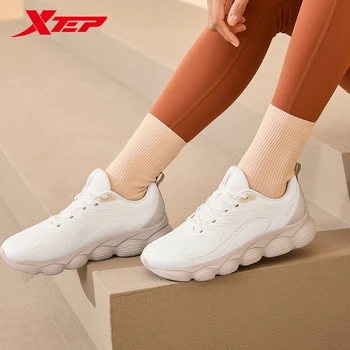 Xtep Scarpe da salto Edizione invernale da donna 2024 Scarpe da corsa invernali Scarpe da ginnastica morbide con supporto per il tempo libero 876418110017 1