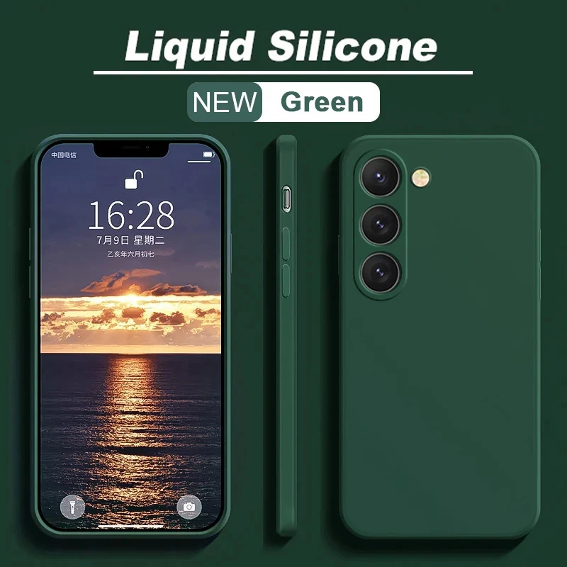Soft Liquid Silicone Phone Case - Premium Protective Cover