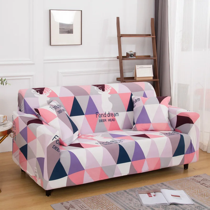 thumbnail image 1 of Fundas elásticas con estampado Floral para sofá de esquina, cubierta seccional para sillón, 1/2/3/4 asientos, 1 of 5