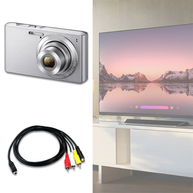 E Cabo De Cabo De Tv Av A / V Para Filmadora Sony Handycam - Foto 9