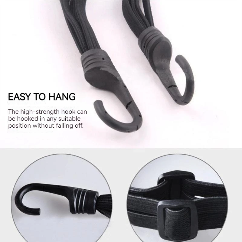 Motorcycle Band Luggage Helmet belt Net fixed rope elastic Helmets Hook Rope Baggage Fixed rope