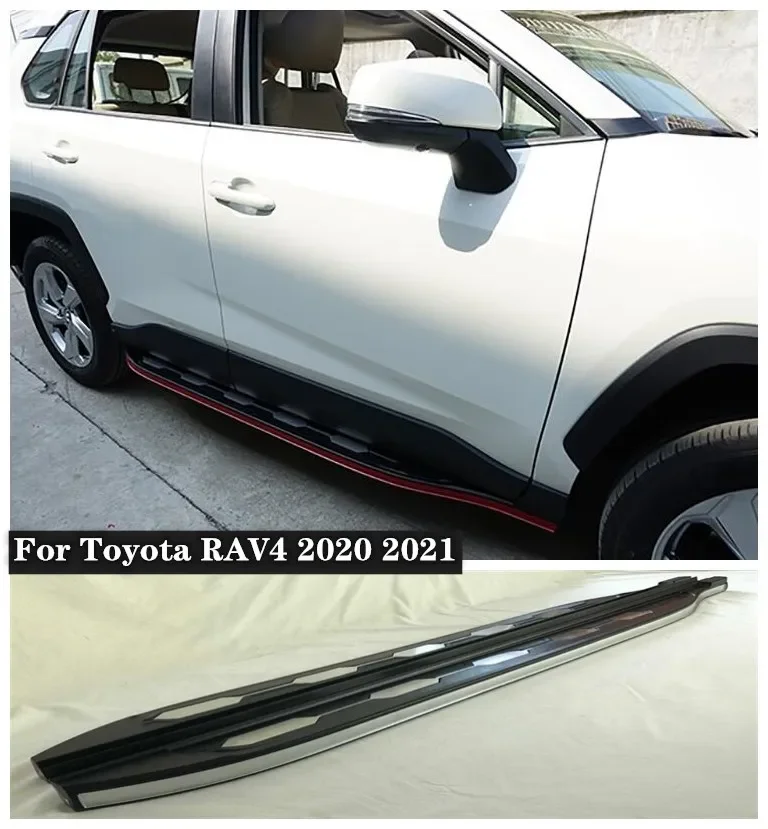 

Fits For Toyota RAV4 2020 2021 2022 2023 High Quality Aluminum Alloy Running Boards Side Step Bar Pedals