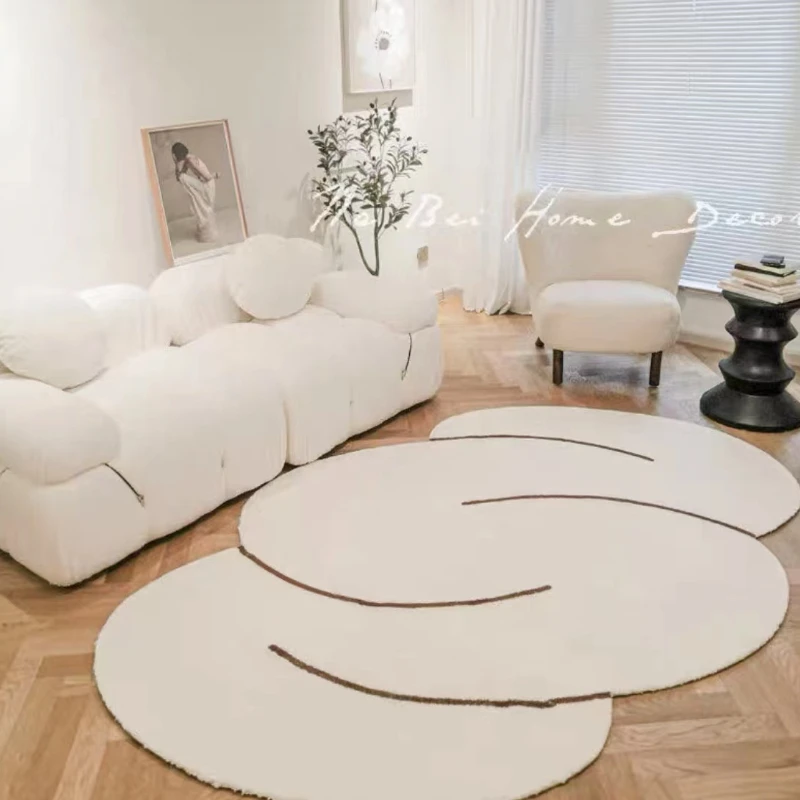 

Nordic Living Room Decoration Cloud Carpet Fluffy Soft Cloakroom Non-slip Mat Thick Plush Lounge Rug Irregular Rugs for Bedroom