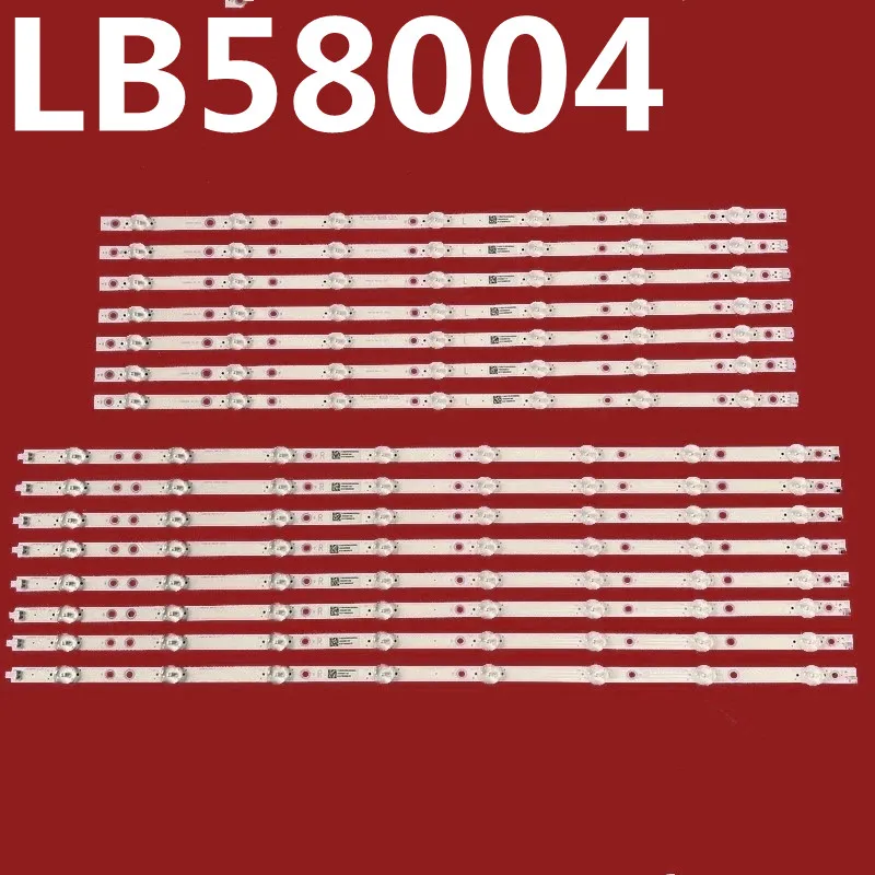 

16PCS LED Backlight Strip LB58004 V1 01 705TLB58B33MDR00L 58PUS6704 12 58PUS6754 58PUS7304/12 TPT580B5-U2T01D REVS01D