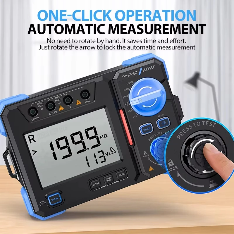 MRT-1050 Insulation Resistance Tester 1000V 20GΩ Megohmmeter AC DC Voltage Measu