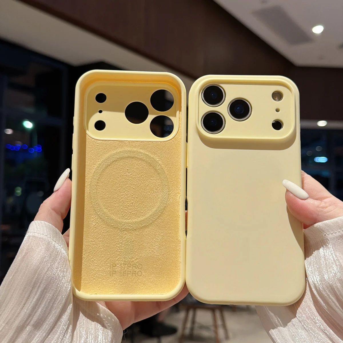 Premium Liquid Silicone MagSafe-Compatible Phone Case with Built-in Wireless Charging Magnet