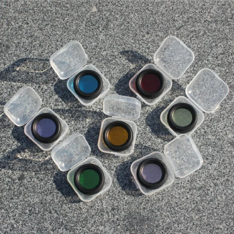 

7PCS/Set Datyson 1.25 Inches 7-Color Optical Glass Lens Astronomical Telescope Color Filter Combination Set