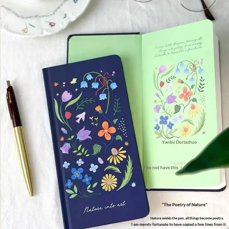Creative Undated Weekly Planner - Illustrated Hardcover Journal with Two-Page Spread, Portable To-Do List Notebook