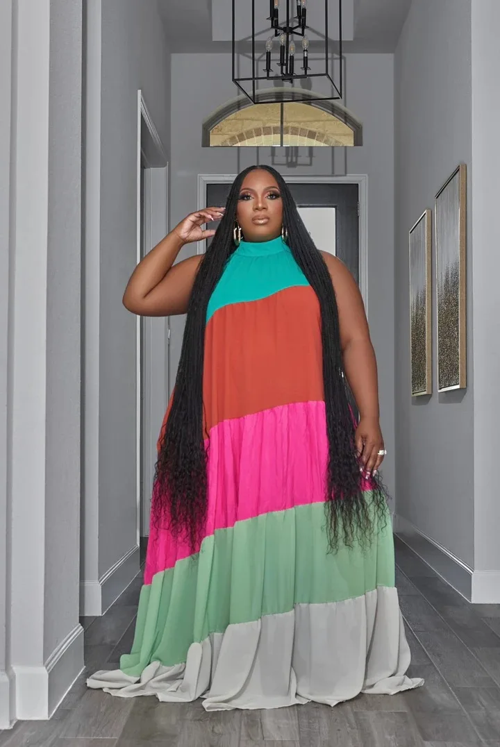 Рисунок 3 - Женское летнее платье-макси с лямкой