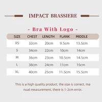 Impact Sports Bra With Logo Women Seamless Halter Bra Open Back Yoga Top Bras Medium Support Gym Crop Top Padded Sportswear 2