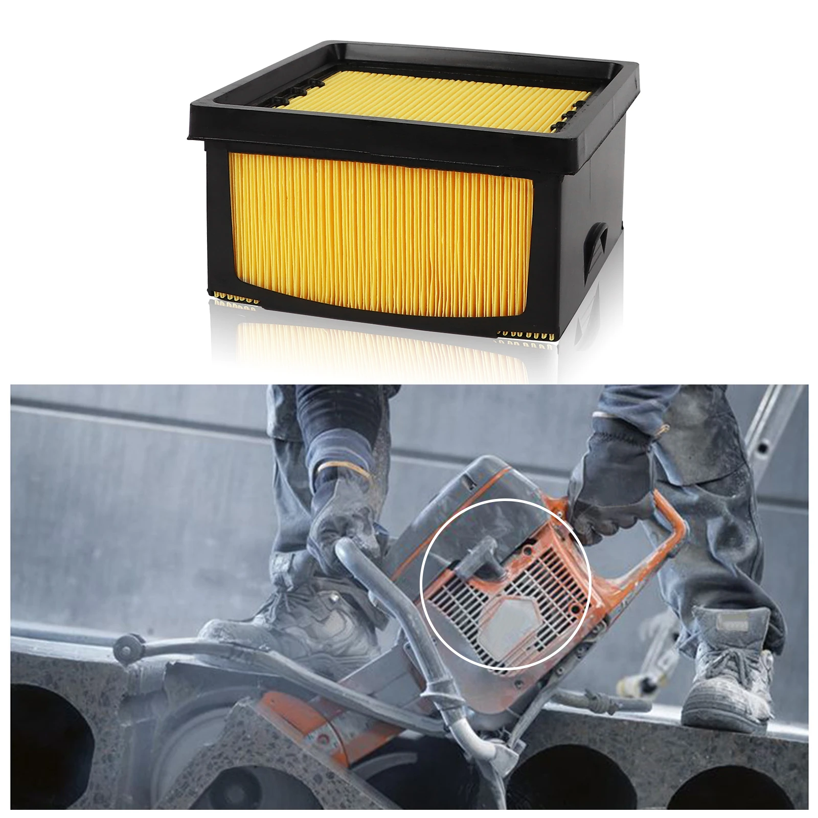 Air Filter for Husqvarna K760 K770 Power Cutter concrete Cut Off Saw 574362301 525470601 574362302
