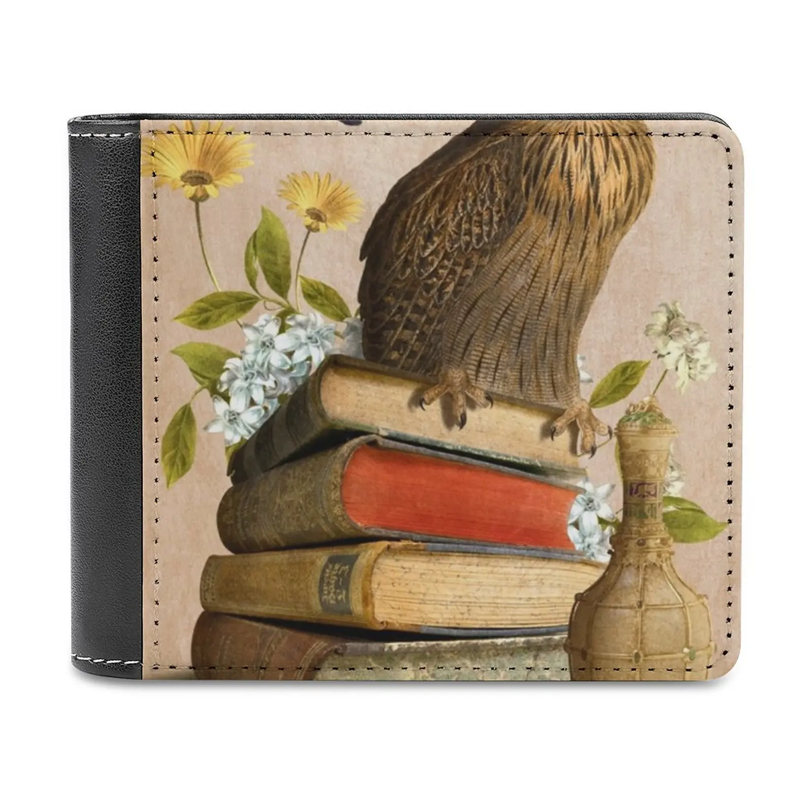 

Wise Owl Fashion Credit Card Wallet Leather Wallets Personalized Wallets For Men And Women Dverissimo Collage Owl Bird Animal