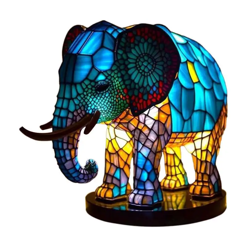 

Animal Lamp Cute Elephant Lamp Nightlights for Baby Room and Toddler Portable Animal Lights Cute Gifts Christmas Decoration