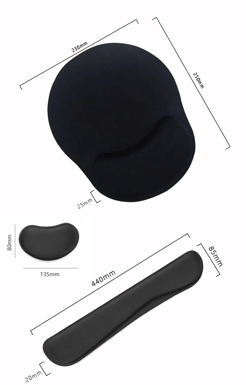 Tapete ergonômico da almofada de pulso dos