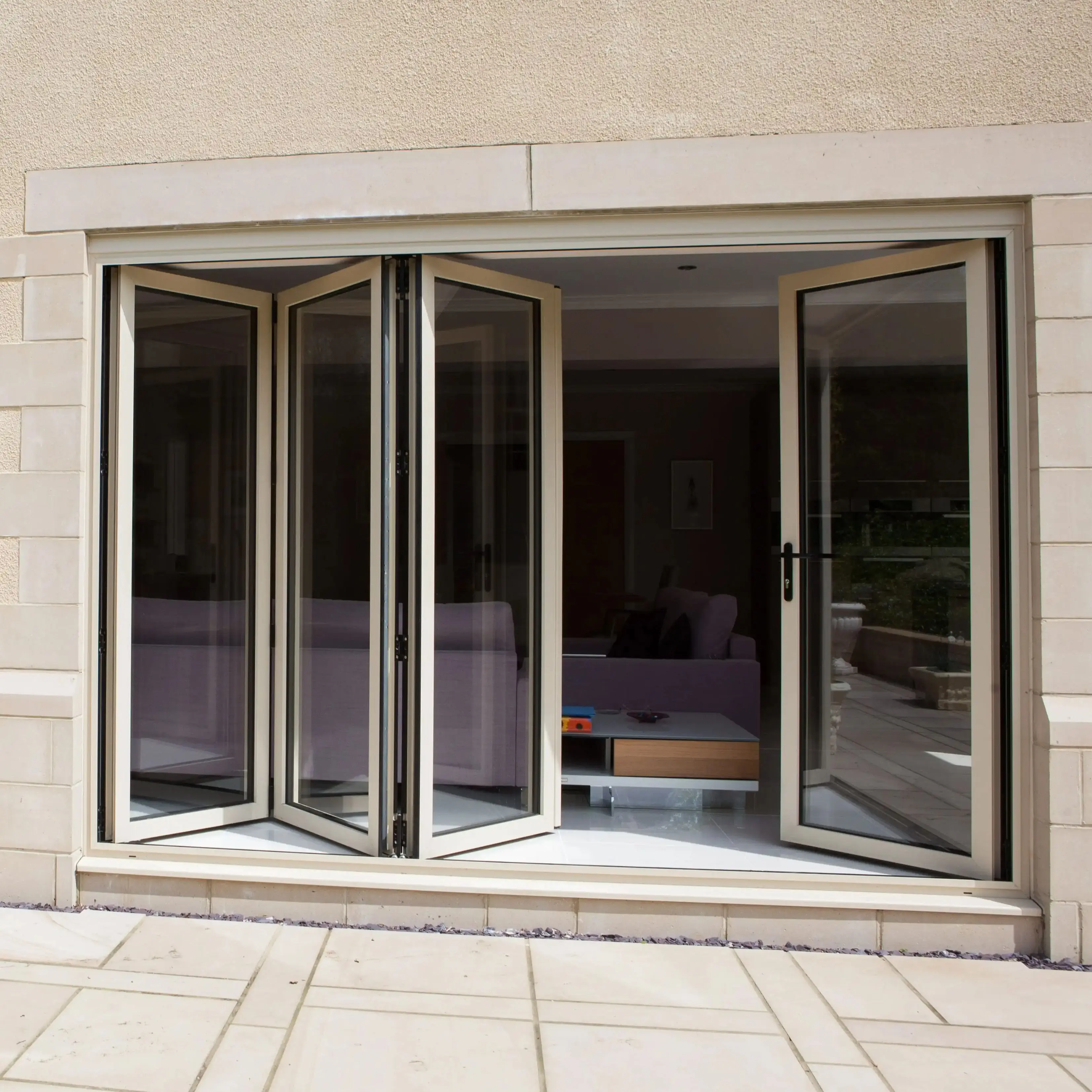 Sixinalu Household Doors Aluminum Glass Folding Doors For Sunroom Office Room Doors Double Glazed Tempered Glass Screen Doors