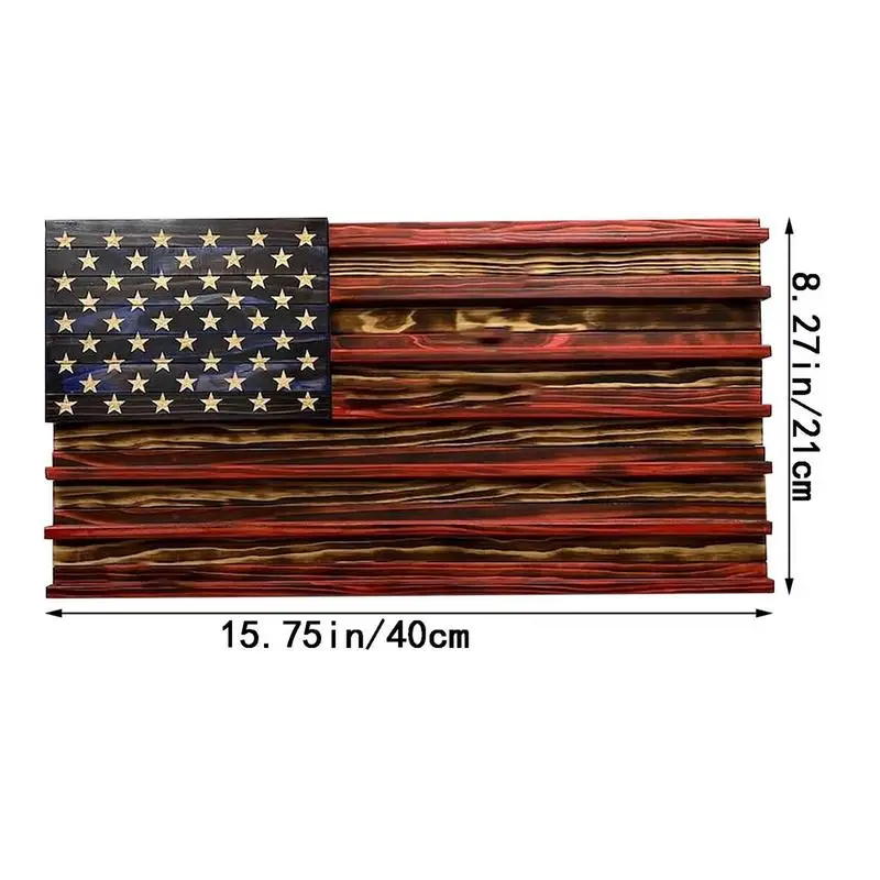American Flag Commemorative Coin Display Stand Desktop Wood