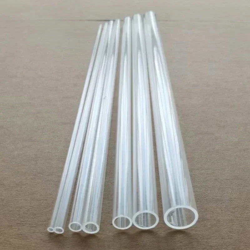 Transparent Acrylic plastic tube for Fish Tank Aquarium Plexiglass Tube Garden Irrigation Length 200mm/498mm OD 2-10mm