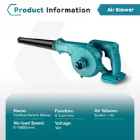 2-IN-1 Cordless Electric Air Blower & Suction Portable Handheld Leaf Computer Dust Cleaner Power Tool For Makita 18V Battery 2