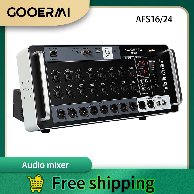 GOOERMI AFS16-24-32 Professional Digital Mixer Audio Pro 16-24