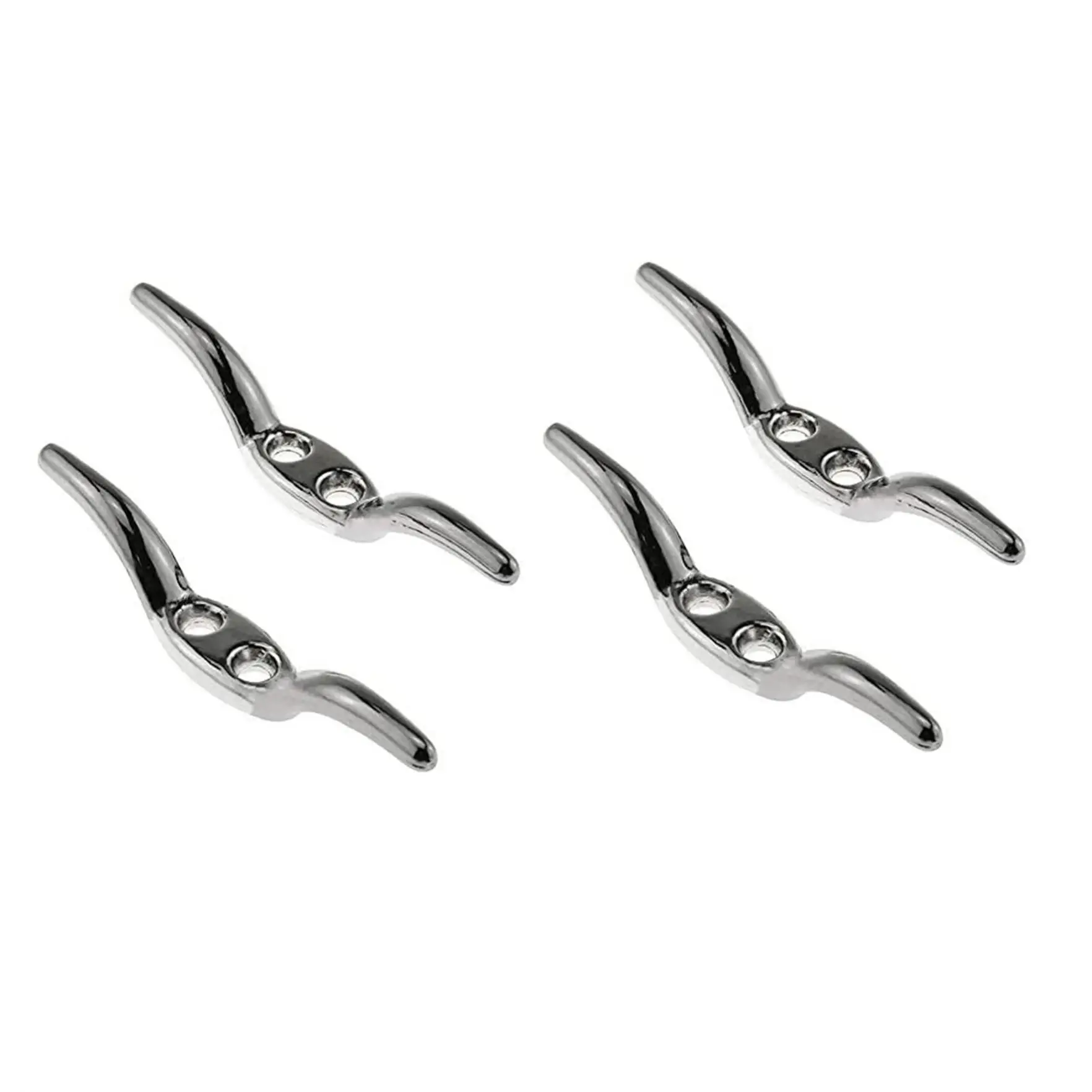 4pcs Metal Material Blind Cord Cleat for Blinds Flagpoles Awnings Blind Accessories Hooks