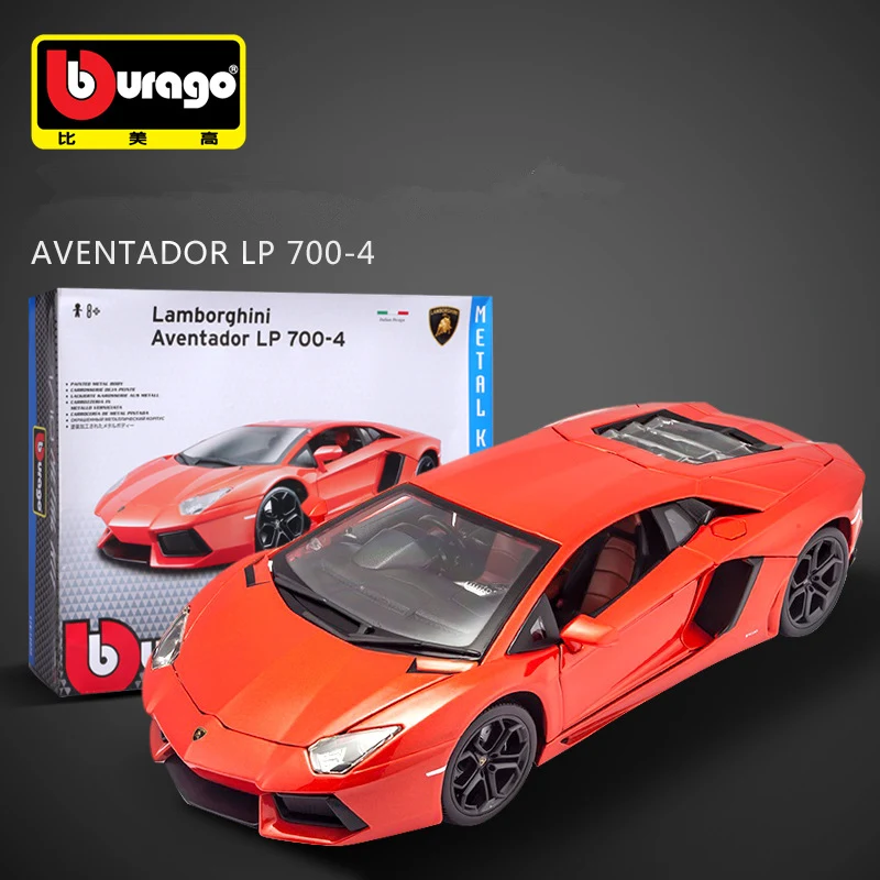 

Maisto Assembly Version 1:18 Lamborghini Aventador Alloy Sports Car Model Diecasts Metal Racing Car Vehicles Model Kids Toy Gift