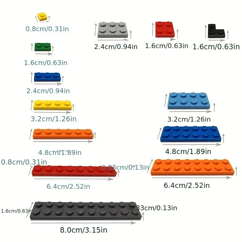 203-Piece Smooth Bolt with Stopper & Hole - DIY STEM Building Blocks Toy Set