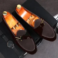 Men's Casual Business Loafers High Quality Luxury Leather Shoes f 2