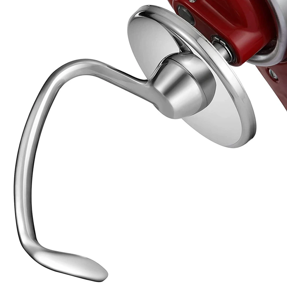 StainlessSteelDoughHookAttachmentforKitchenAid455QuartTilt