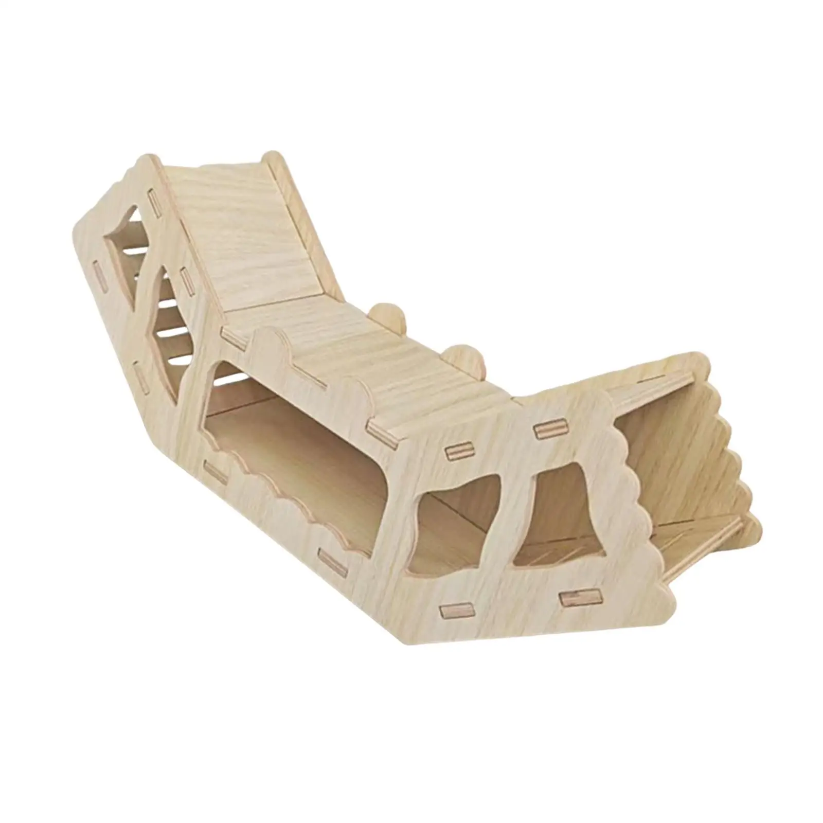 Hamster Burrow Tunnel Cave Ramp Sturdy Accessories 30x7.7x12cm Hiding Space