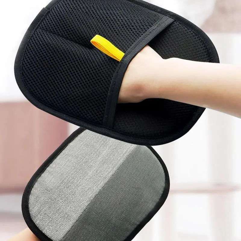 Pet Grooming Gloves Double-sided Gentle Deshedding Mitt Massager for Pets pet grooming gloves pet hair remover gloves