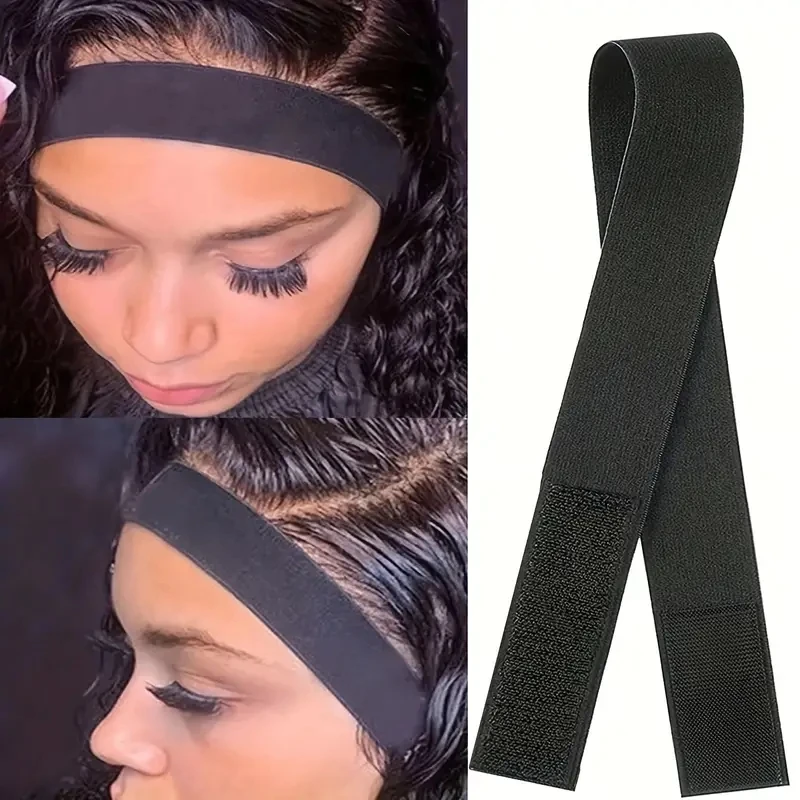 Elastische Band Voor Pruiken Rand Wikkel Om Randen Te Leggen, Wigbands Om Pruiken Op Hun Plaats Te Houden, Wigaccessories Smeltband Voor Kanten Pruik