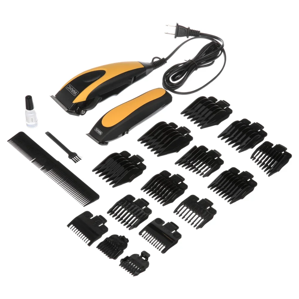 hair clippers  barber Groom Pro Head & Body Hair Clipper, Corded, Yellow/Black - 9670-1301 4