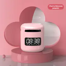 

2022 Bluetooth Speaker HiFi Sound Quality LED Warm Night Light FM Radio ABS HD Mirror Screen Smart Electronic Alarm Clock