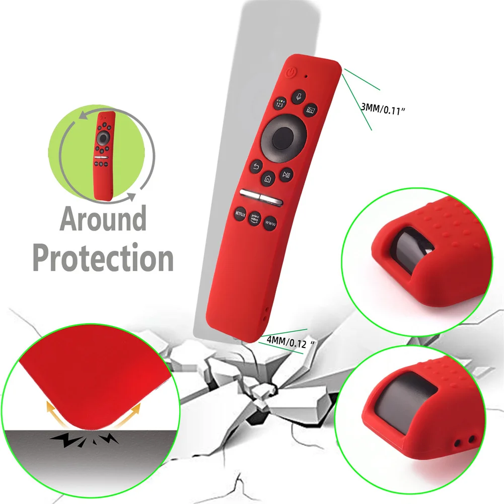 silicone remote case Smart TV Remote Control Case Silicone Cover For Samsung Bn59-01310a / 01312 /01312A Tm1950a Tm1950c Rmcspt1cp1